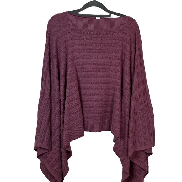 Lululemon Sweaters - Lululemon Forward Flow Poncho Cape Shawl Pink Rose Yak Blend One Size